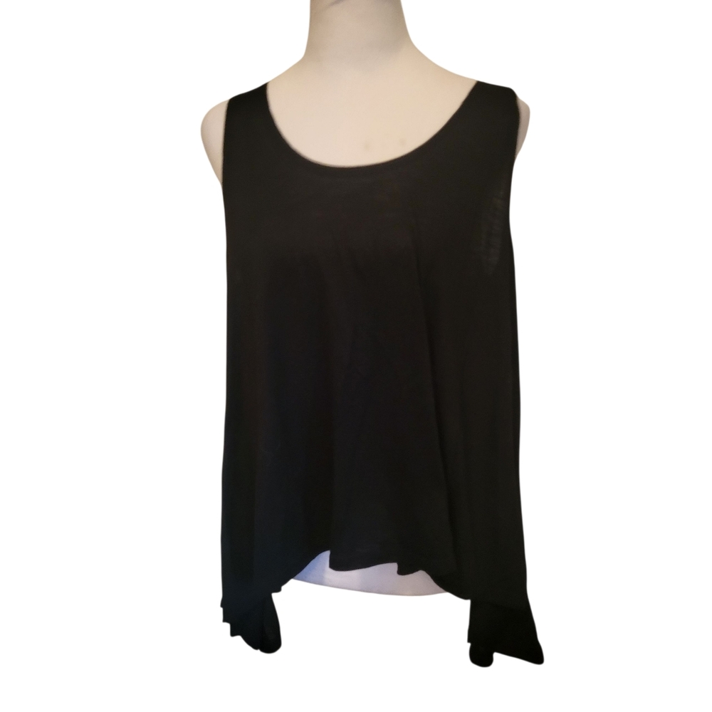 Awake Asymetrical Tank Black sz L